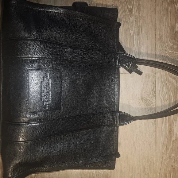Marc Jacobs Black Leather Tote Bag - Picture 2 of 4